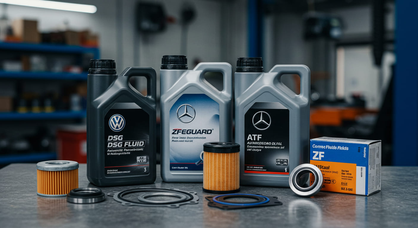 Fluidos y filtros específicos para cajas de cambio automáticas